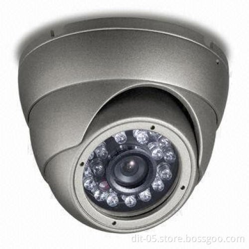 Vandal-proof Dome Camera with Plugs Into Any DVR, TV or Monitor